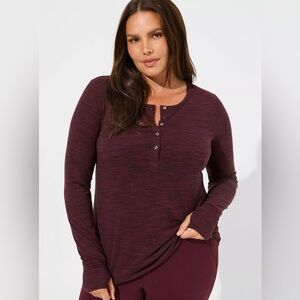 Torrid Happy Camper Henley